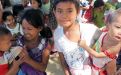 Children at the IDP camp